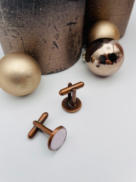 gunmetall schwarz antik bronze flieder manschetten-knoepfe-manschettenknoepfe-kupfer-messing-weidenzweig-12mm-12-mm--943